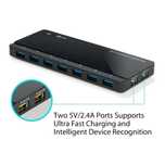 Switch USB HUB 7 porturi FastCharge TP LINK UH120 Alimentare externa
