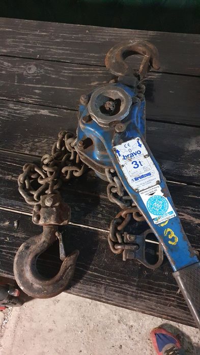 Scripete  plan cu lanț 3t