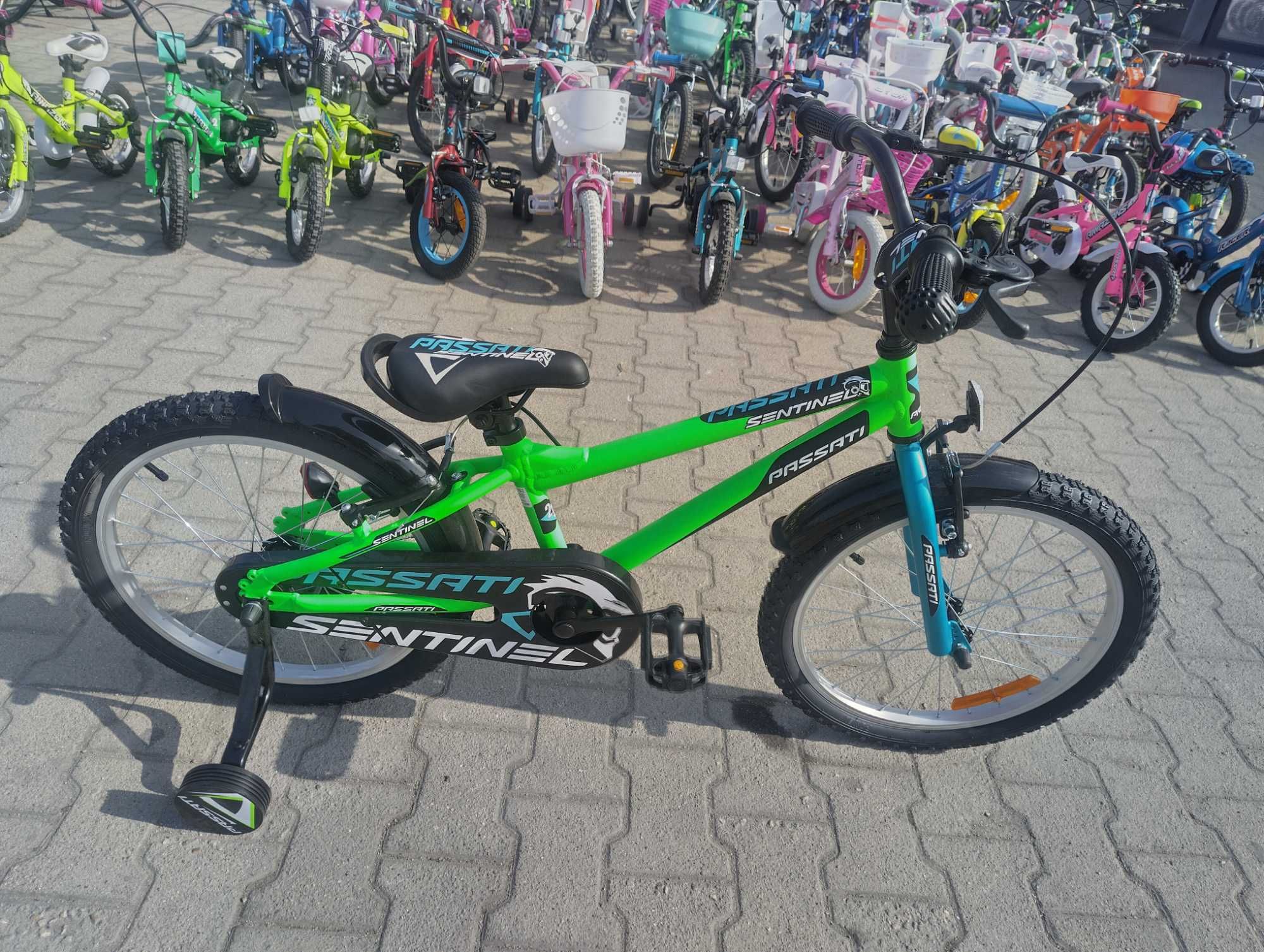 PASSATI Алуминиев велосипед 20" SENTINEL зелен