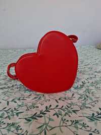 Чанта червено сърце Forever21