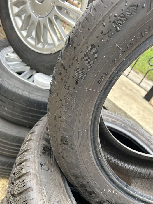 4 зимни гуми dunlop 225 55 17