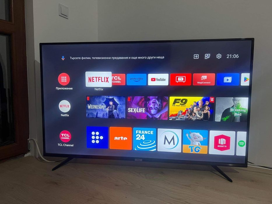 TCL 55” 4k Android Smart TV