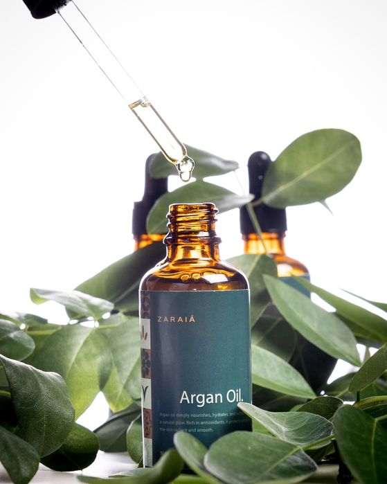 Zaraia Ulei de Argan Pur – 100% Organic, Presat la Rece, pentru Piele