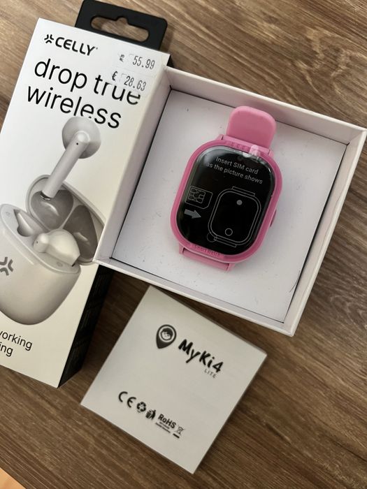 Детски смарт часовник със слушалки