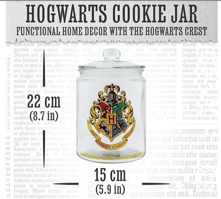 Paladone Harry Potter - Hogwarts - Borcan de biscuiti din sticla

Deta