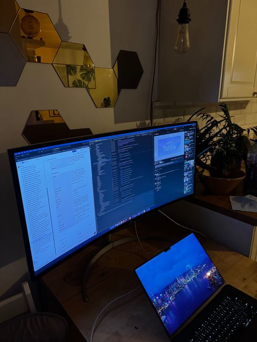 Монитор LG 5K2K, 40", IPS Curved, 72Hz, 21:9