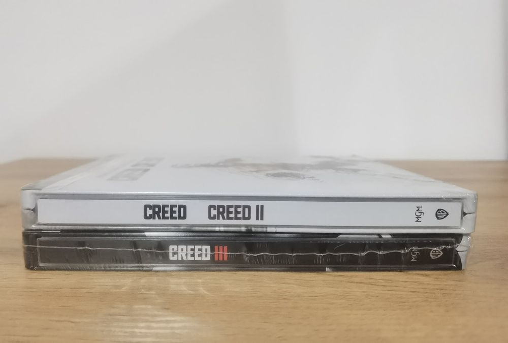 Colecție filme steelbook 4K bluray Creed 1 2 3 steel book nou sigilat