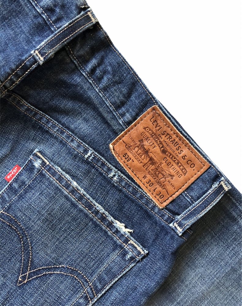 Blugi LEVIS 539 Barbati Vintage Straight Jeans | 30 x 30 (Talie 82 cm)