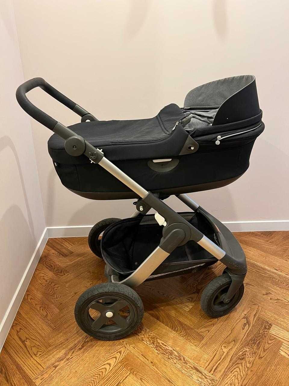элитная коляска-трансформер Stokke Trailz 3-в-1 в отличном состоянии
