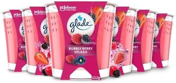 Ароматни свещи Glade етерични масла комплект 6 броя до 30 часа горене