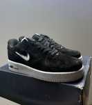 Nike Air Force 1 Black Suede