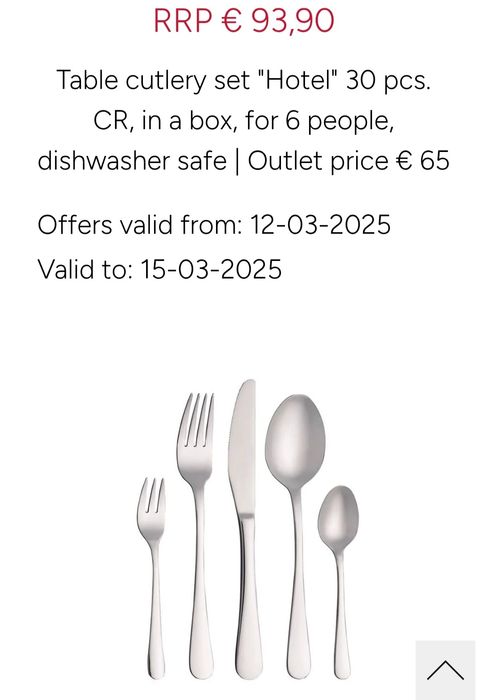 Set de tacimuri Collini 30 de piese