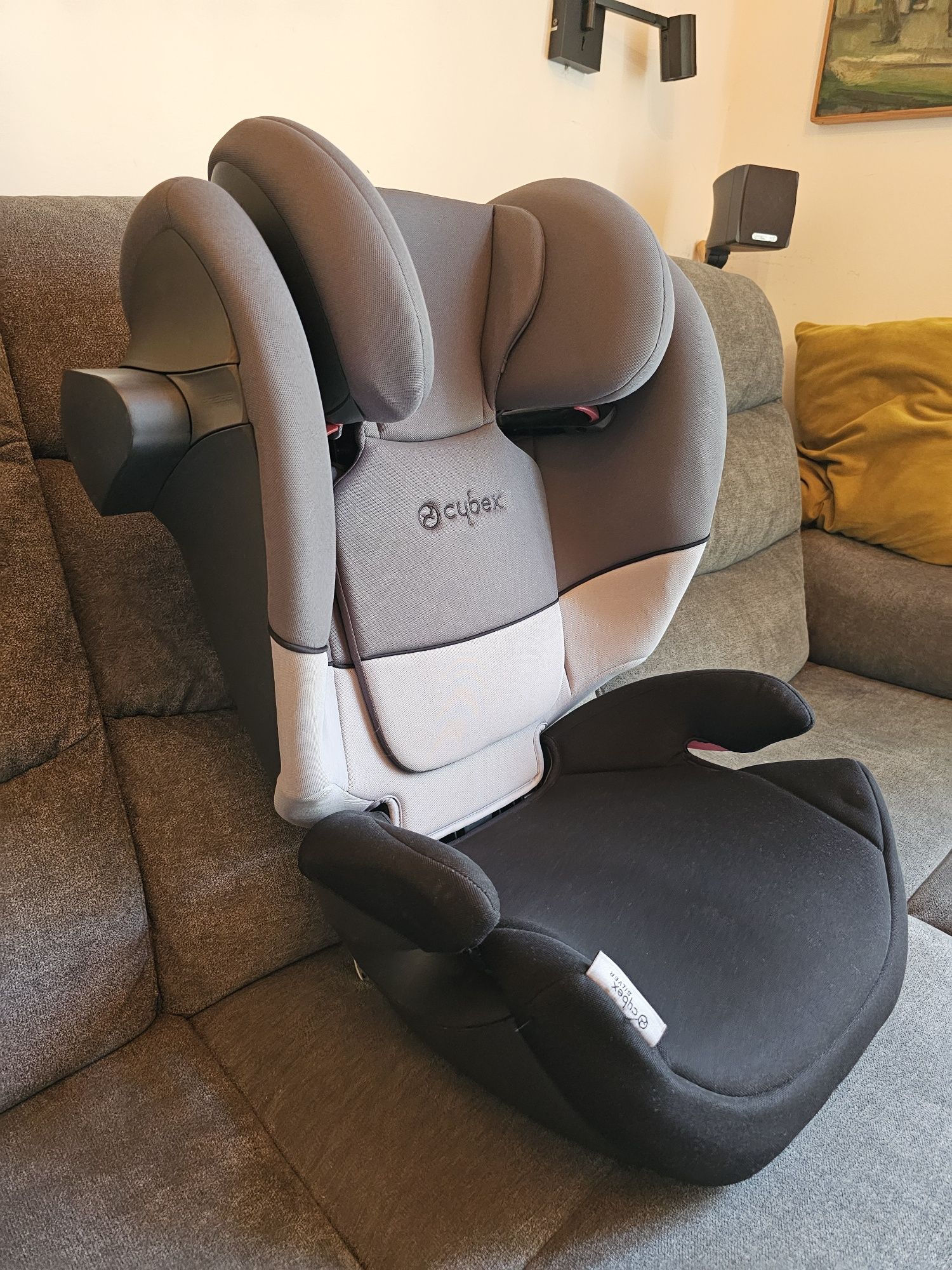 Столче за кола Cybex Solution M-fix Silver 15-36 кг