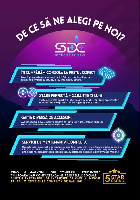 OFERTA! PlayStation 4 PRO  1 TB | PS4 PRO| Joc+Controller Garanție|SDC