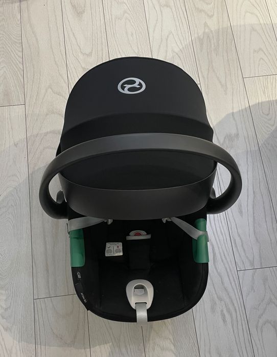 Cărucior Cybex Eos lux Moon Black 3 piese