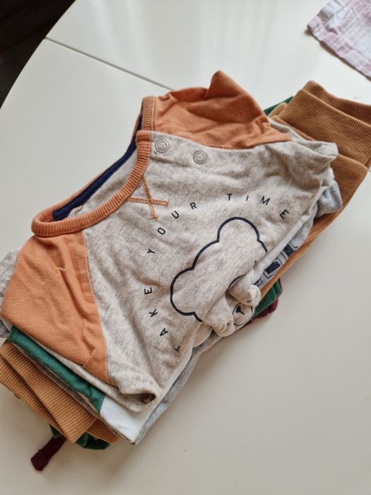 Комплект бебе ноеородено блуза +  долнище George 0-3