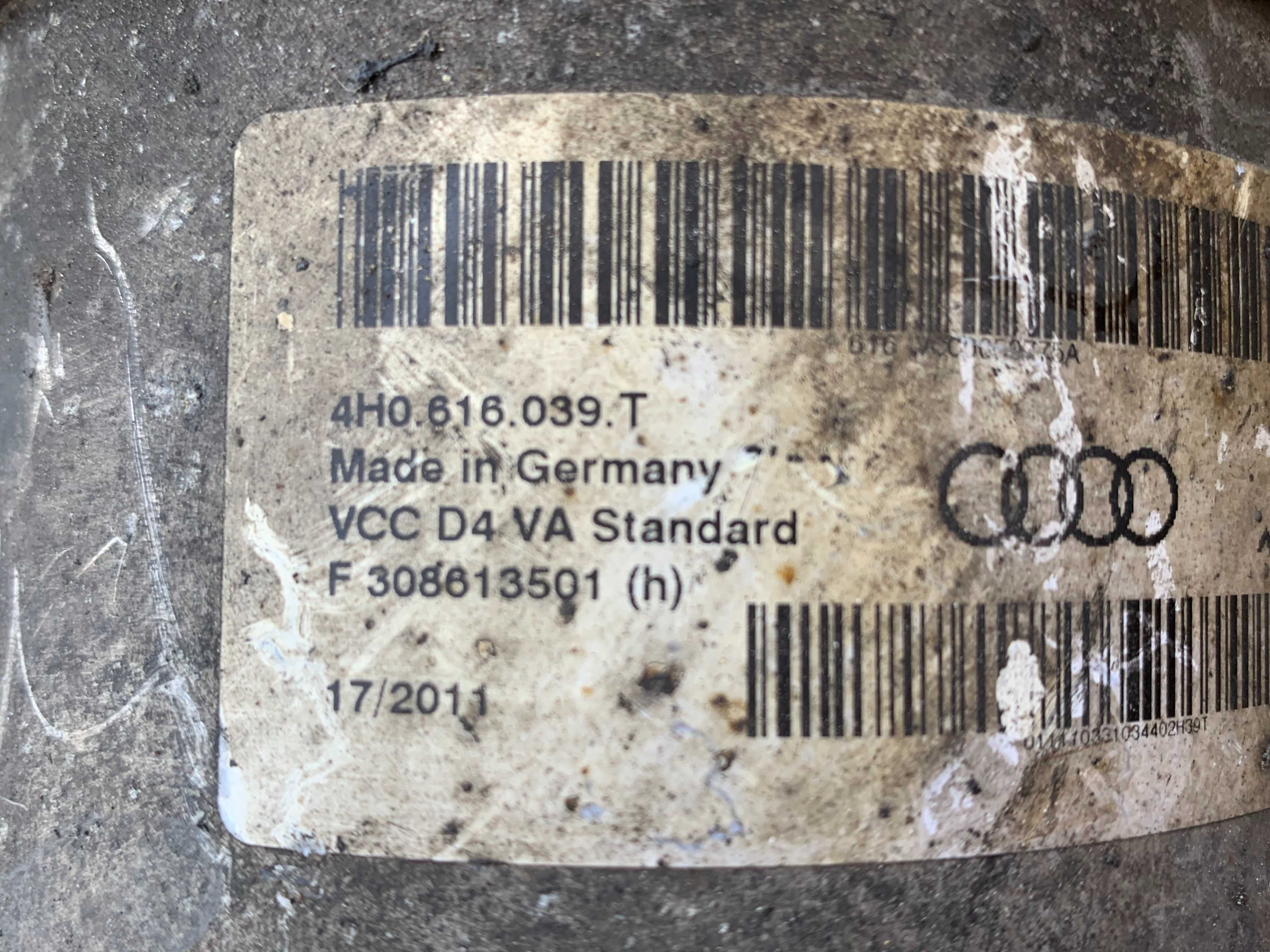 Perna aer fata cu defect Audi A8 4H cod 4H0616039T - vezi poze!!