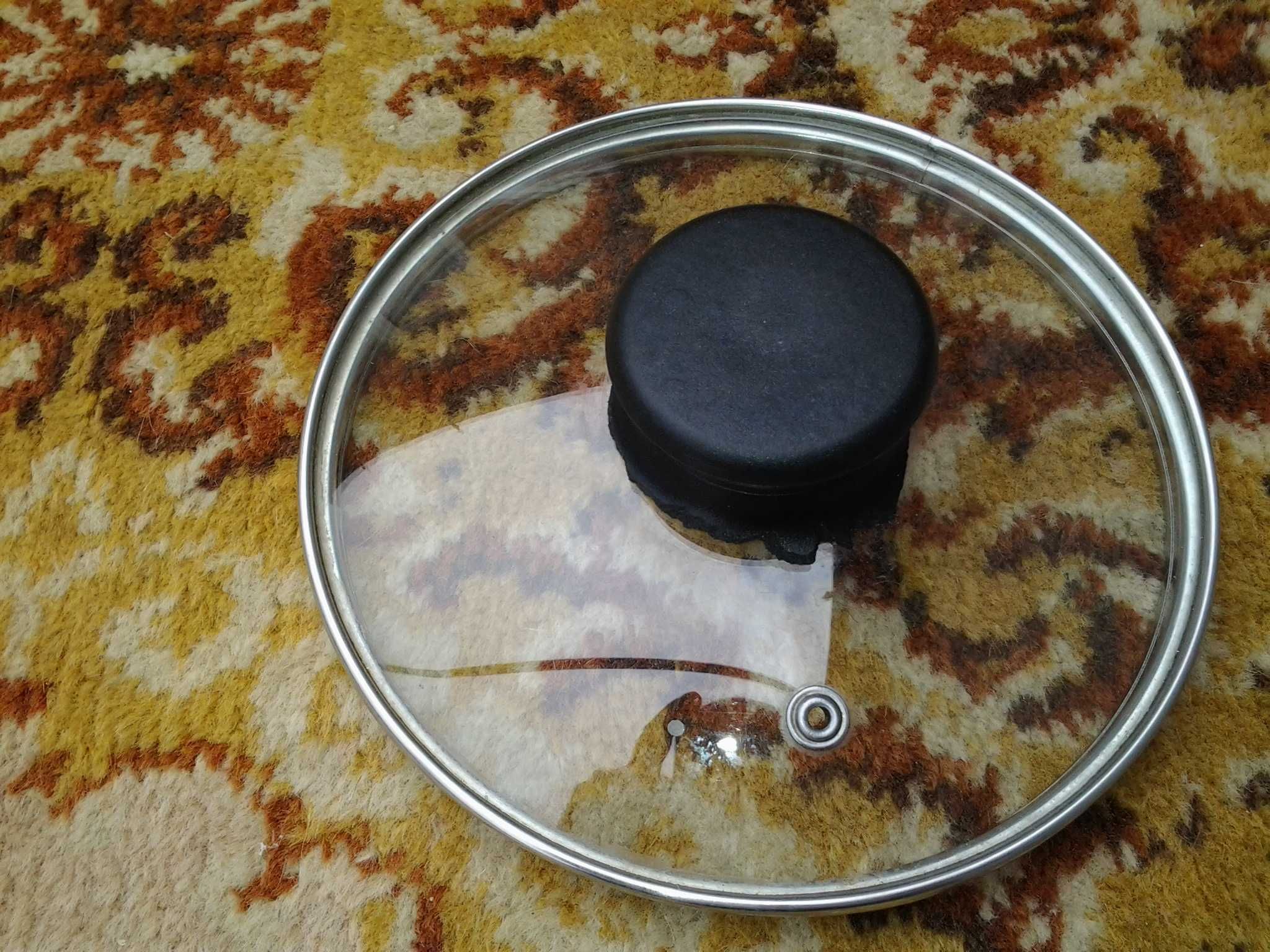 ***Capac din sticla termorezistenta | 16 cm