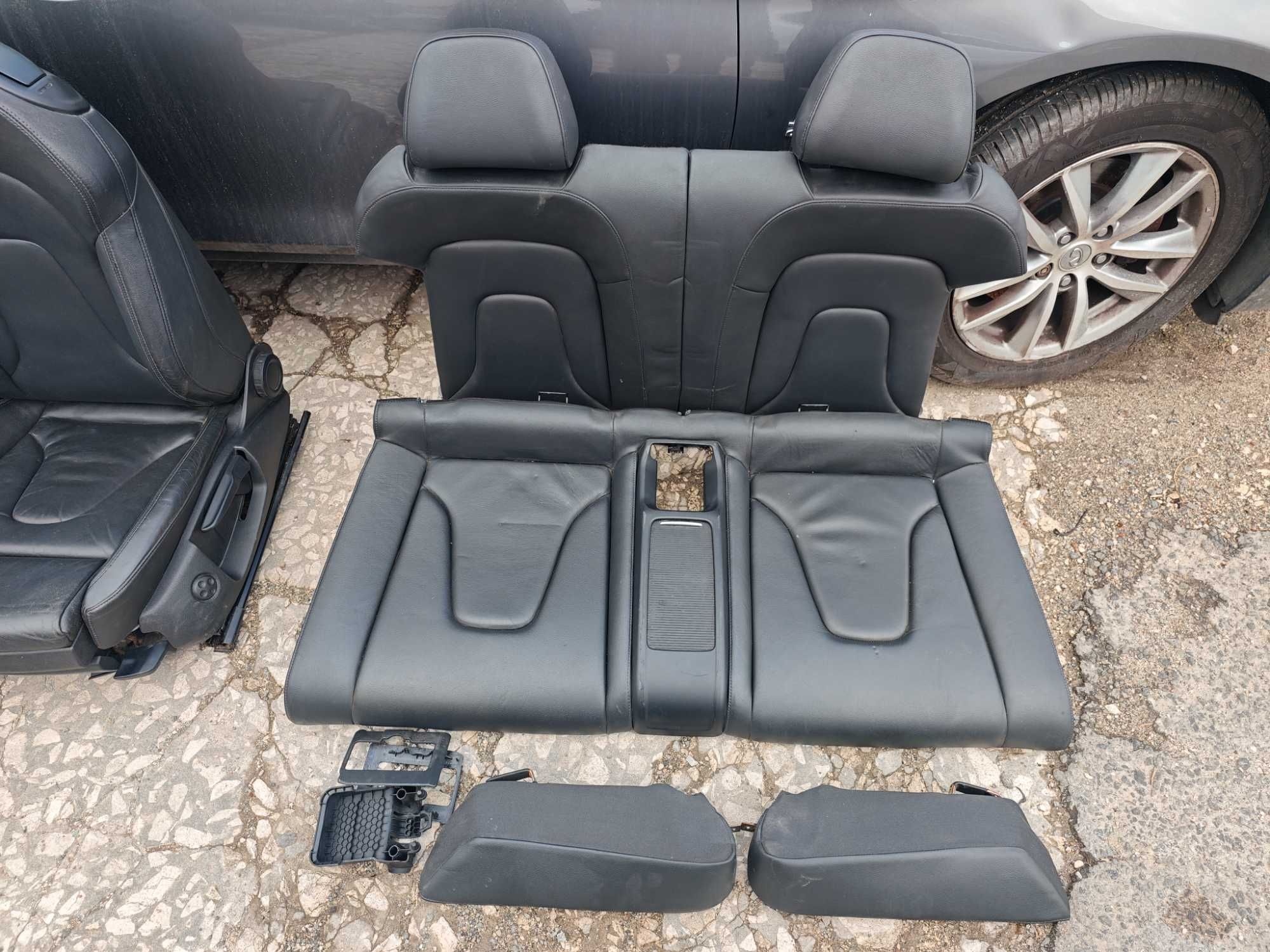 Ръчен кожен салон с подгрев надуване Audi A5 Cabrio Рекаро S-line 642