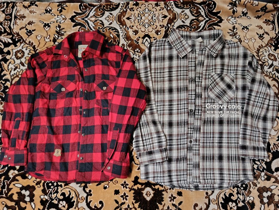 Продам рубашки на мальчика р 128 на 4-6 лет