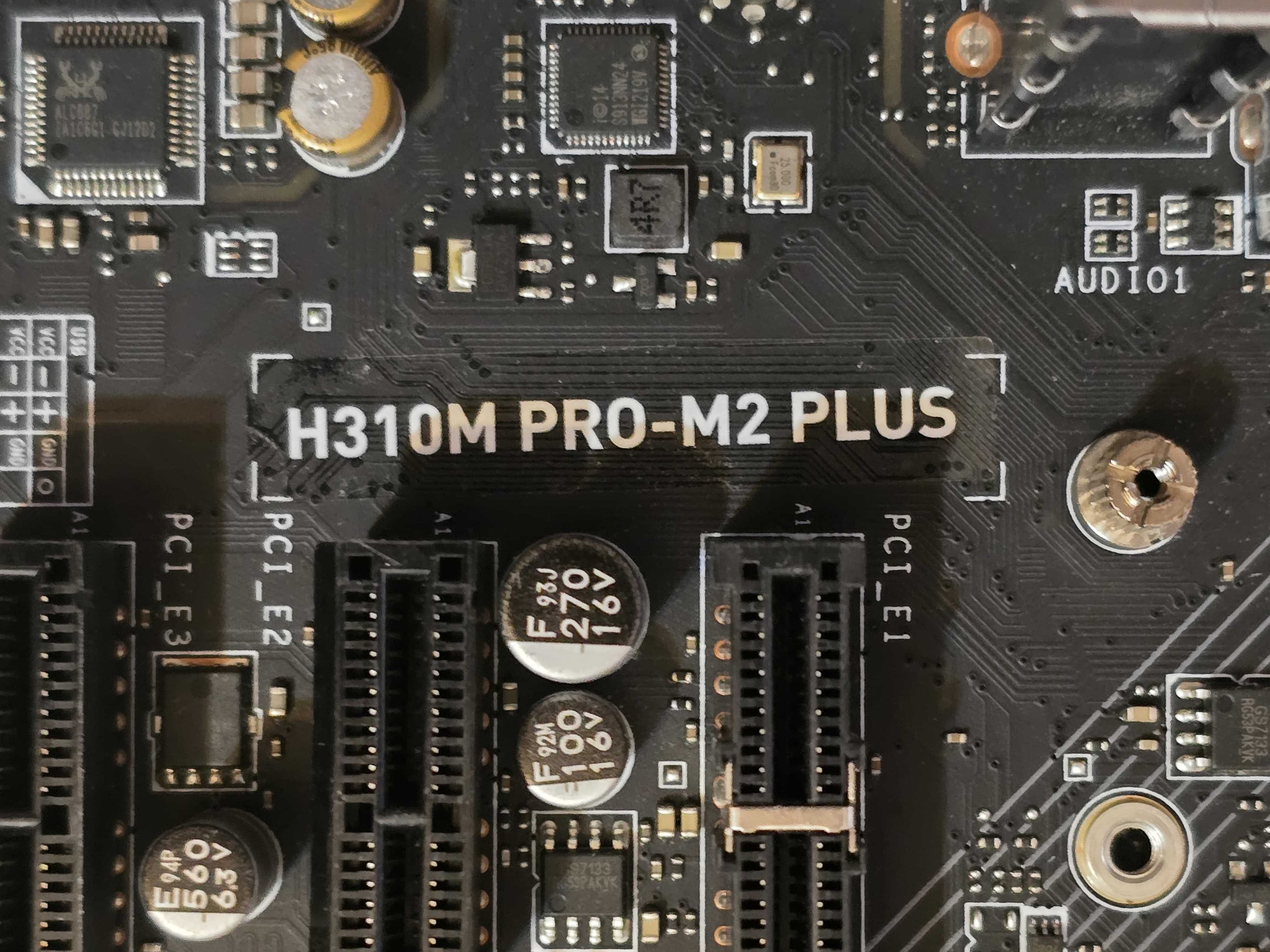 Placa de baza MSI H310M PRO-M2 PLUS, socket 1151 - poze reale