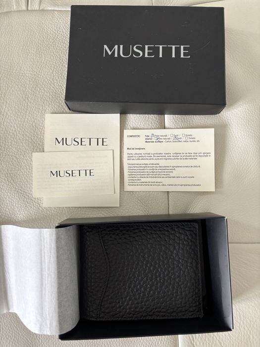 Portofel piele Musette barbati