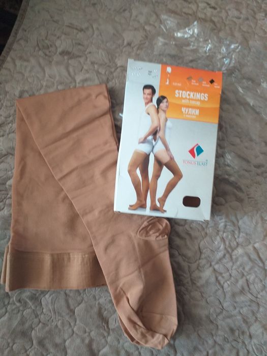 Продам новые компрессионные чулки 1класс, размер:L