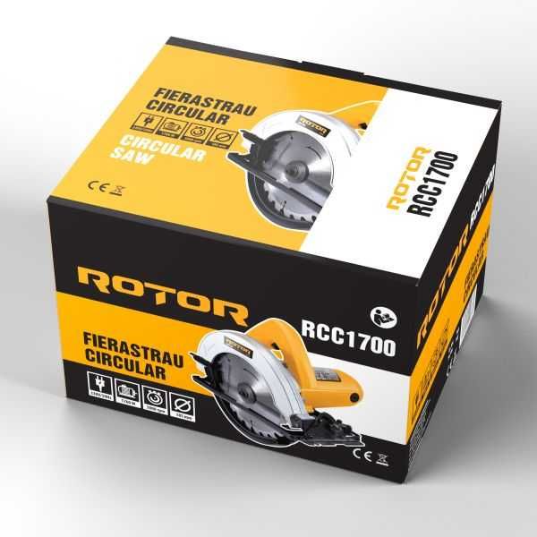 Circular electric de mana ROTOR RCC1700, 1700W, 185 mm,+panza Garantie