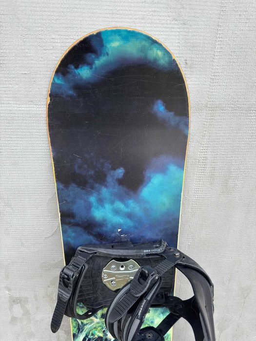 Placa snowboard Apo Coincoin 158cm Wide +legaturi Snow Pro
