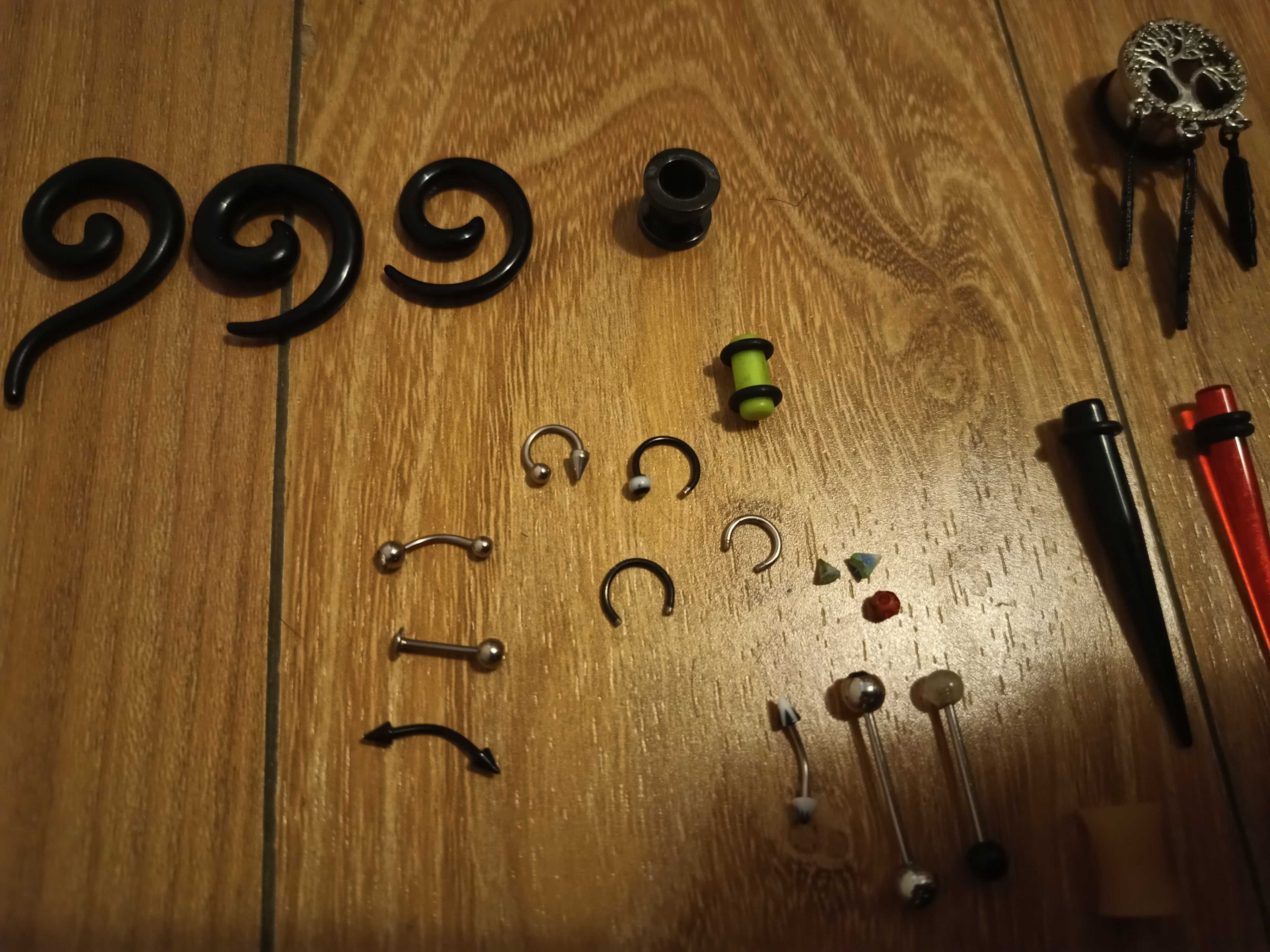 25 Expandere/Flash Tunnel/Ear Plug l,Piercing-CristalUrechi 10-20mmNoi