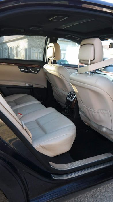 interior piele Mercedes S Class scaun sofer pasager bancheta spate