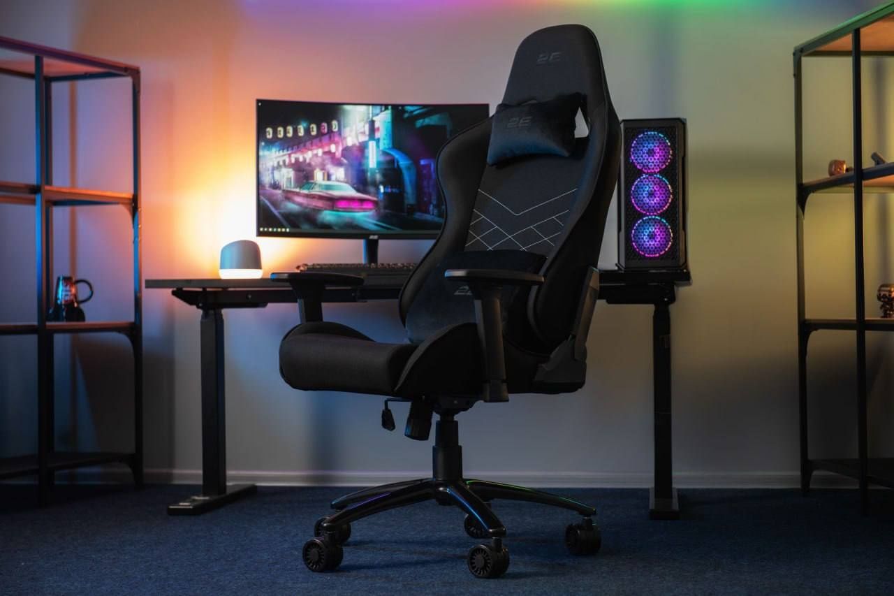 Игровое кресло 2E Gaming  Chair BUSHIDO DARK GREY