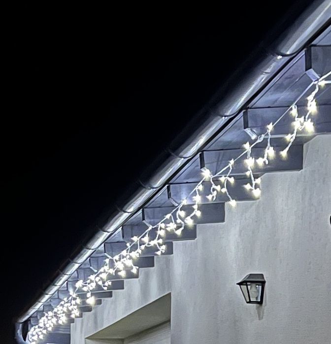 Instalație Craciun Tip Turturi SIKS, 50 Metri, 1000 Led-uri