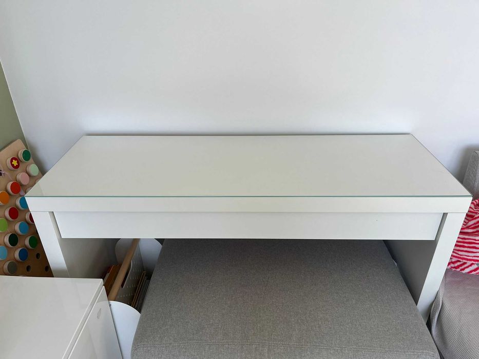 Măsuţă de toaletă, alb, 120x41 cm