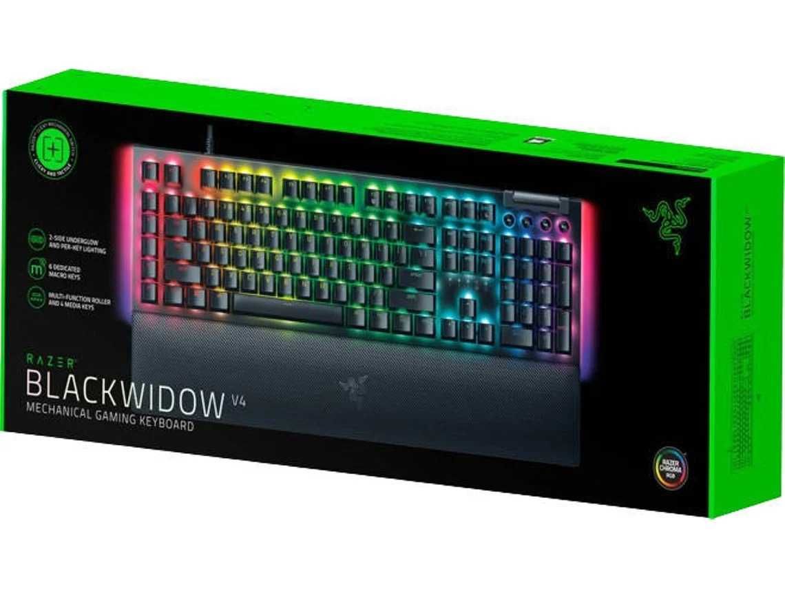 [НОВАЯ] Игровая клавиатура Razer BlackWidow V4 (Yellow Switch) - RU/EN