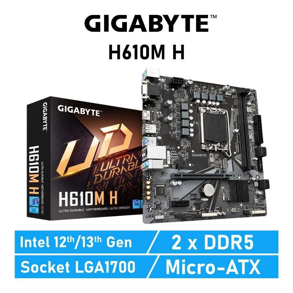 [НОВЫЙ] Офисный компьютер i5-13400/ H610/ DDR5 16GB/ M2 1TB/ Case+500W