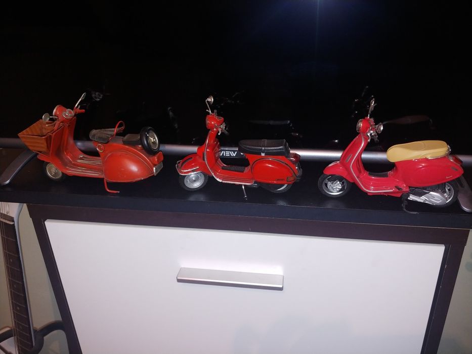 Machete scutere Maisto Newray Vespa bicicleta motocicleta
