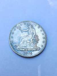 Moneda argint USA Trade Dollar 1875