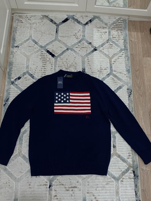 Свитшот Polo ralph lauren продам с американским флагом новый