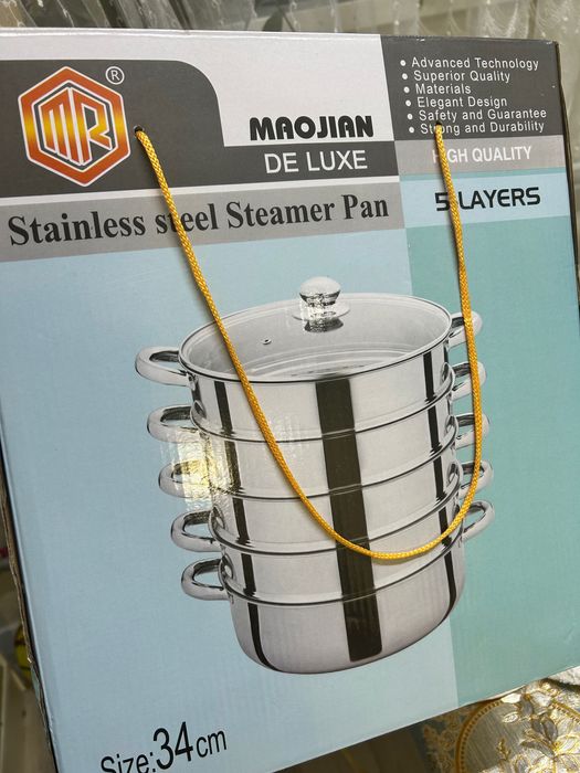 Мантоварка 34 см нержавеющая сталь