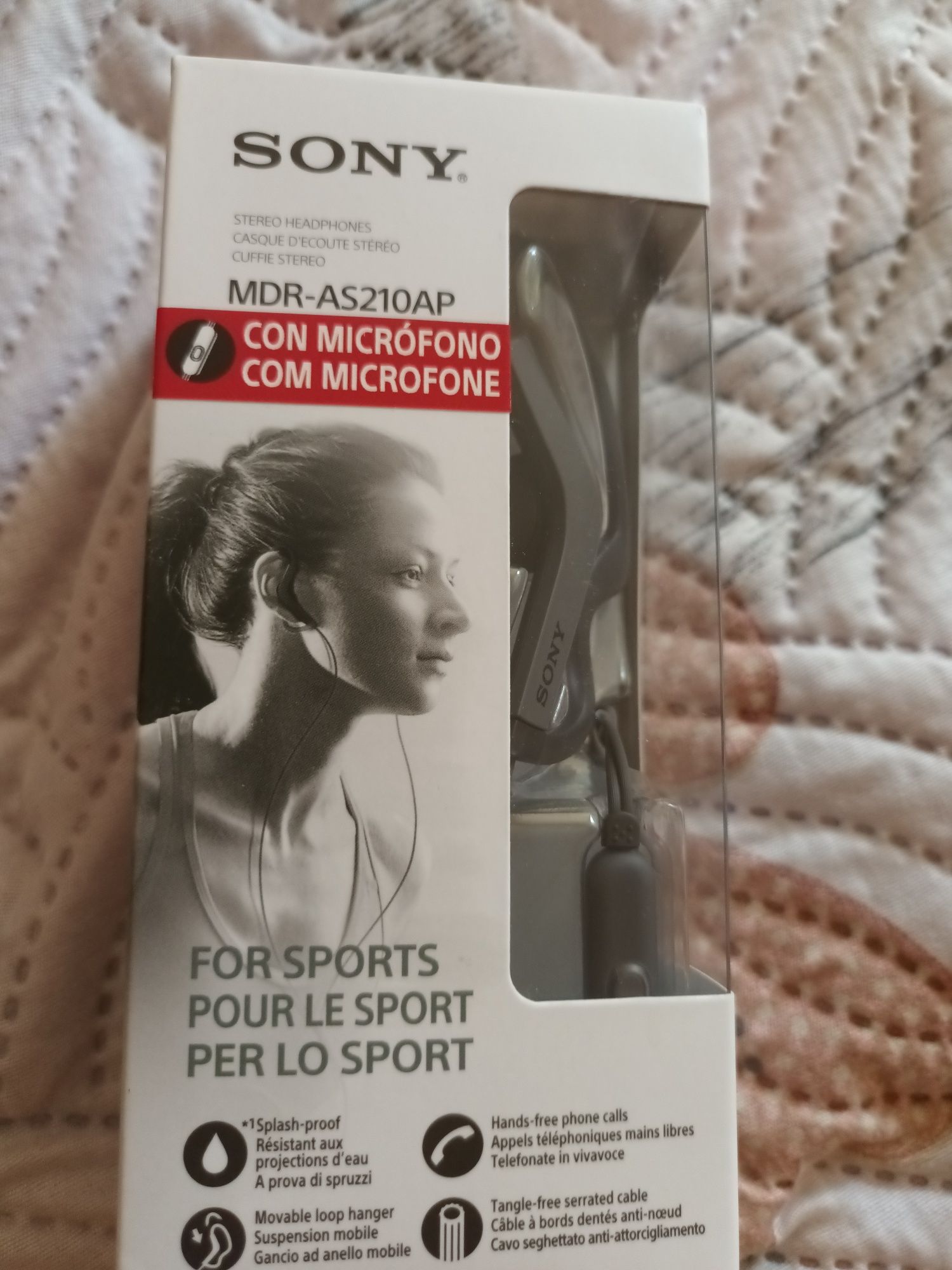 Sony слушалки MDR-AS210AP