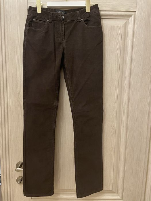 Джинсы женские вельвет шоколадные