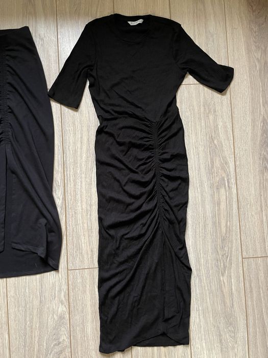 Lot haine maternity (fusta/rochie cu slit), marime S, Stradivarius