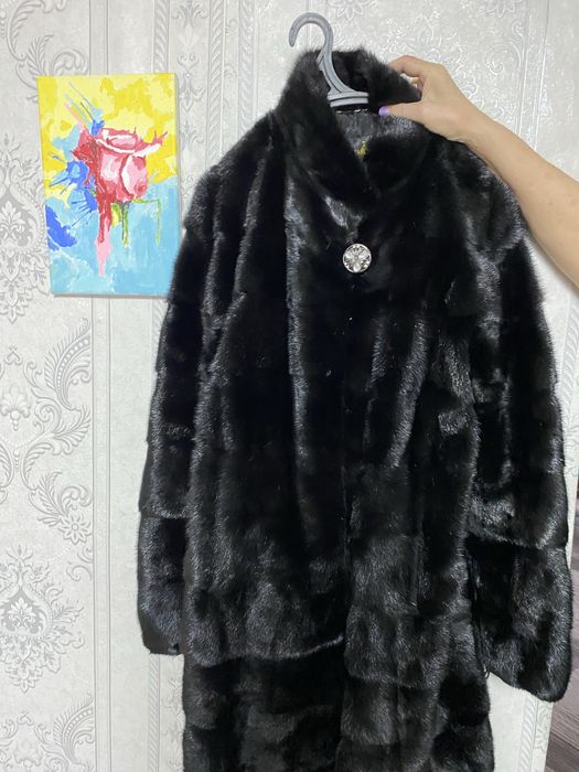 Норковая шуба в идеальном состояний