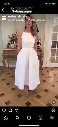 Универсальное белое платье