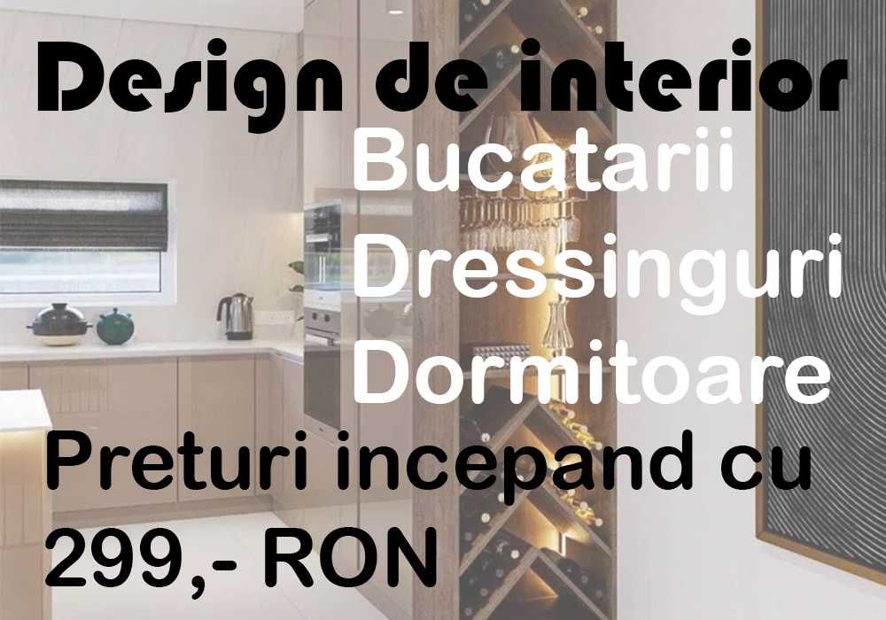 Proiecte de design interior corelate in buget si implementare