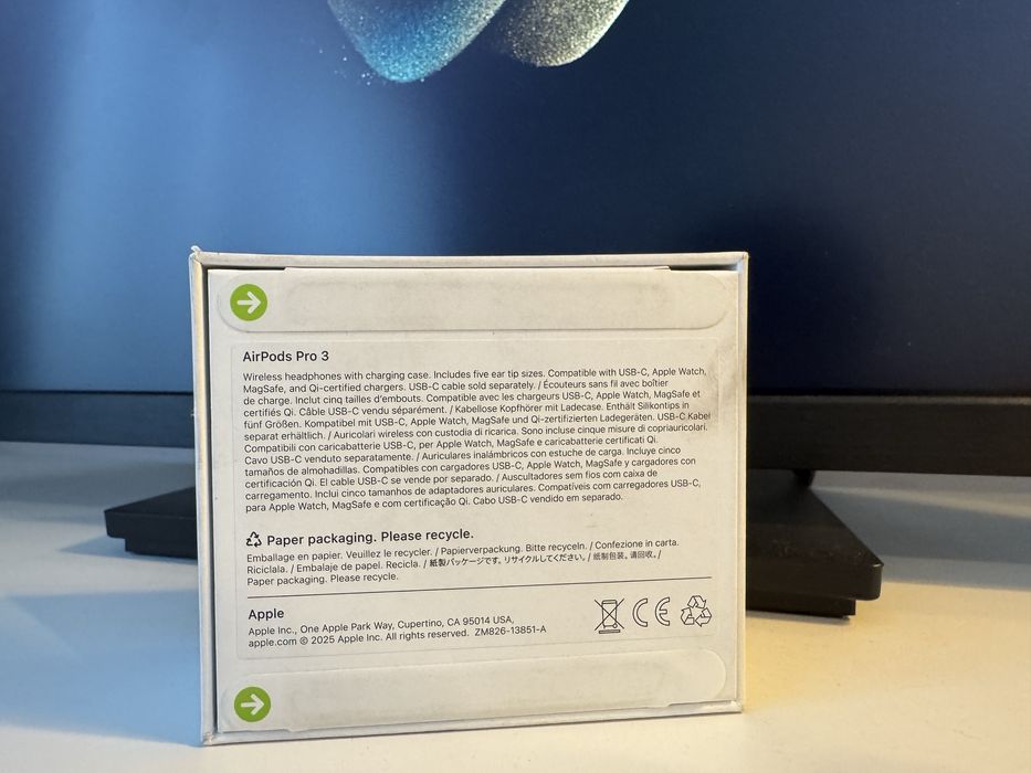 Apple AirPods Pro 3. Sigilate.