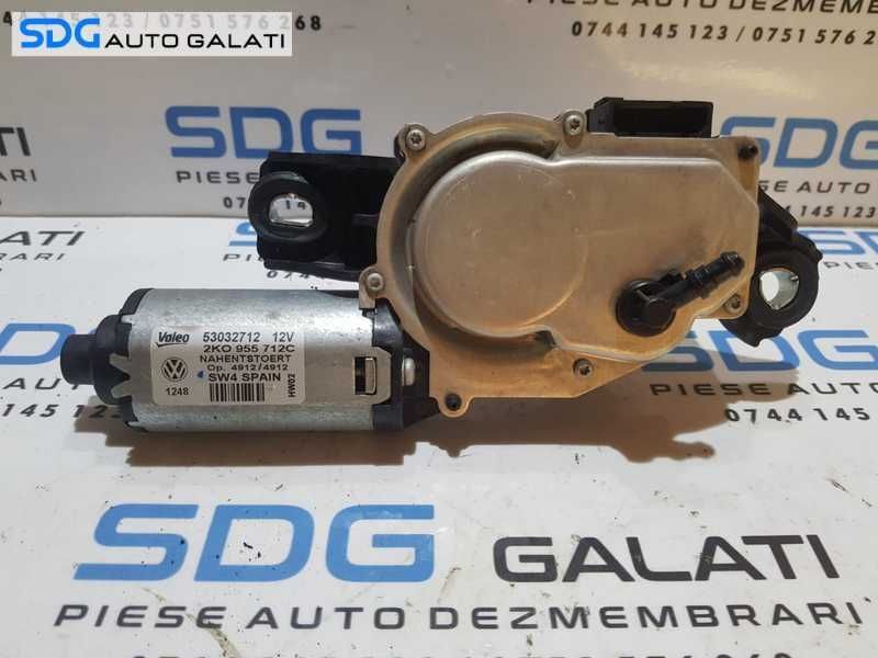 Motoras Stergator Geam Sticla Usa Portiera Portbagaj Spate Stanga VW Caddy 2003 - 2010 Cod 2K0955712C 53032712 [D0401]