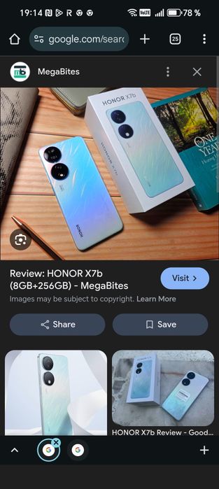 Honor x7b, blue, nu merge senzor amprenta