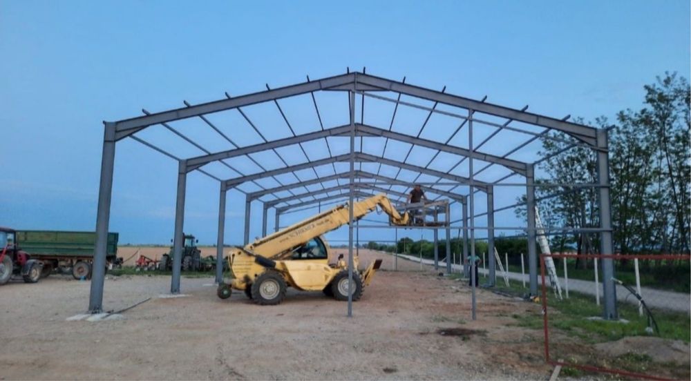 Fac hale metalice din europrofile accept variante auto